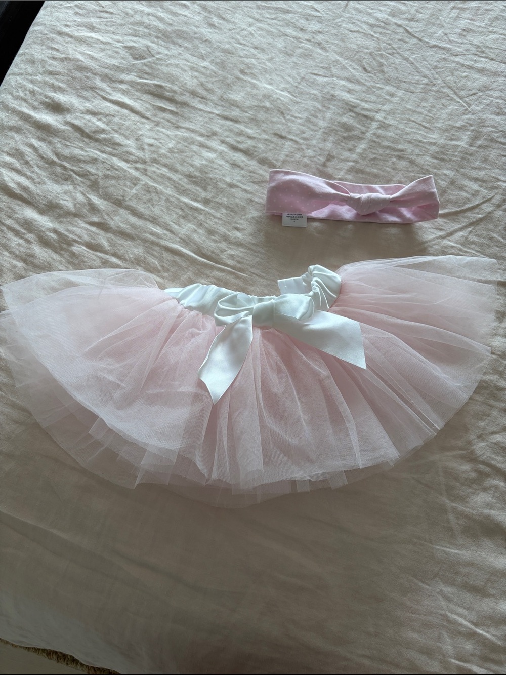 American girl bitty baby tutu with matching headband size 4